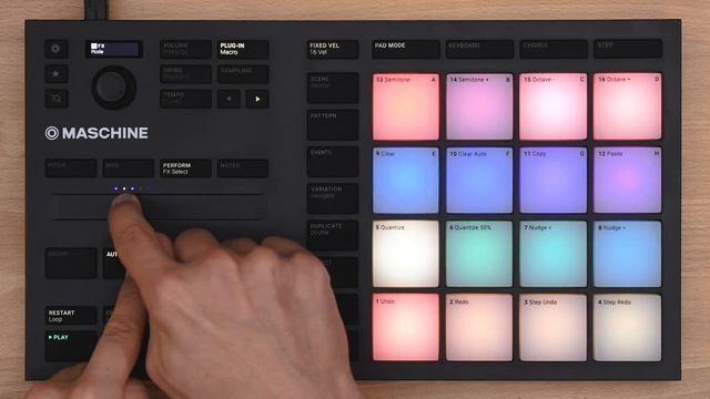 08. Использование смарт-ленты MASCHINE MIKRO