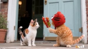 Полезный день Оранжевого кота - от пчеловодства до медовых блинчиков! 🥞🐝 Анимационная история о це