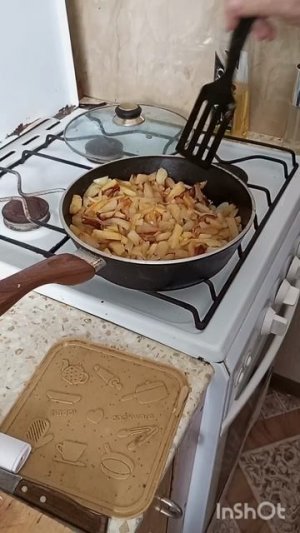 Картоха поджаристая ! Аж Слюни текут #вкусно #еда