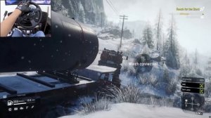 Гигантская ракета в SnowRunner 🚀 Тяжёлый груз на Thrustmaster T300 🔥