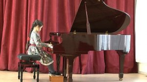 Воронцова София 7 лет, В. Моцарт Вальс, Л. Шитте Этюд