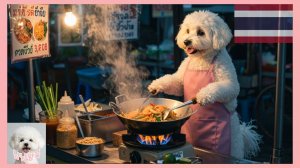 Как вам такое — торговля на ночном рынке в Бангкоке?! 🐶