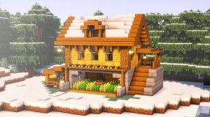 Майнкрафт: Как построить зимний дом для выживания | Простое руководство