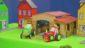 Шоу сельскохозяйственных животных на красочной тропе! 🐮🚜 Тракторы для малышей  Мультик для детей