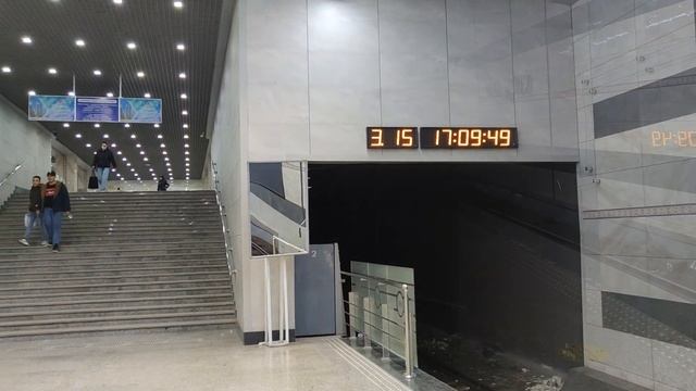 Ташкентский метрополитен. Станция Юнусобад. Tashkent subway. 2022