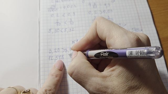 Математика 5 класс Сравнение десятичных дробей смотреть онлайн