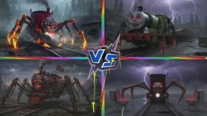 БАТТЛ ПОЕЗДОВ — МУТАНТ‑ЧУДИЩЕ vs ДРУЖЕЛЮБНЫЙ ПАРОВОЗ vs ТЁМНЫЙ ЗВЕРЬ! 🚂