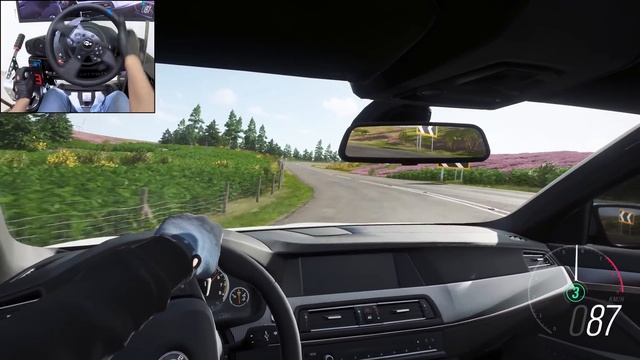 BMW M5 F10: заряд V10? 🔥 Заезд в FH4 на Thrustmaster T300RS 🏁