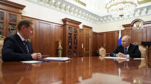 Владимир Путин Встреча с руководителем Федерального казначейства Романом Артюхиным, 3 марта 2026