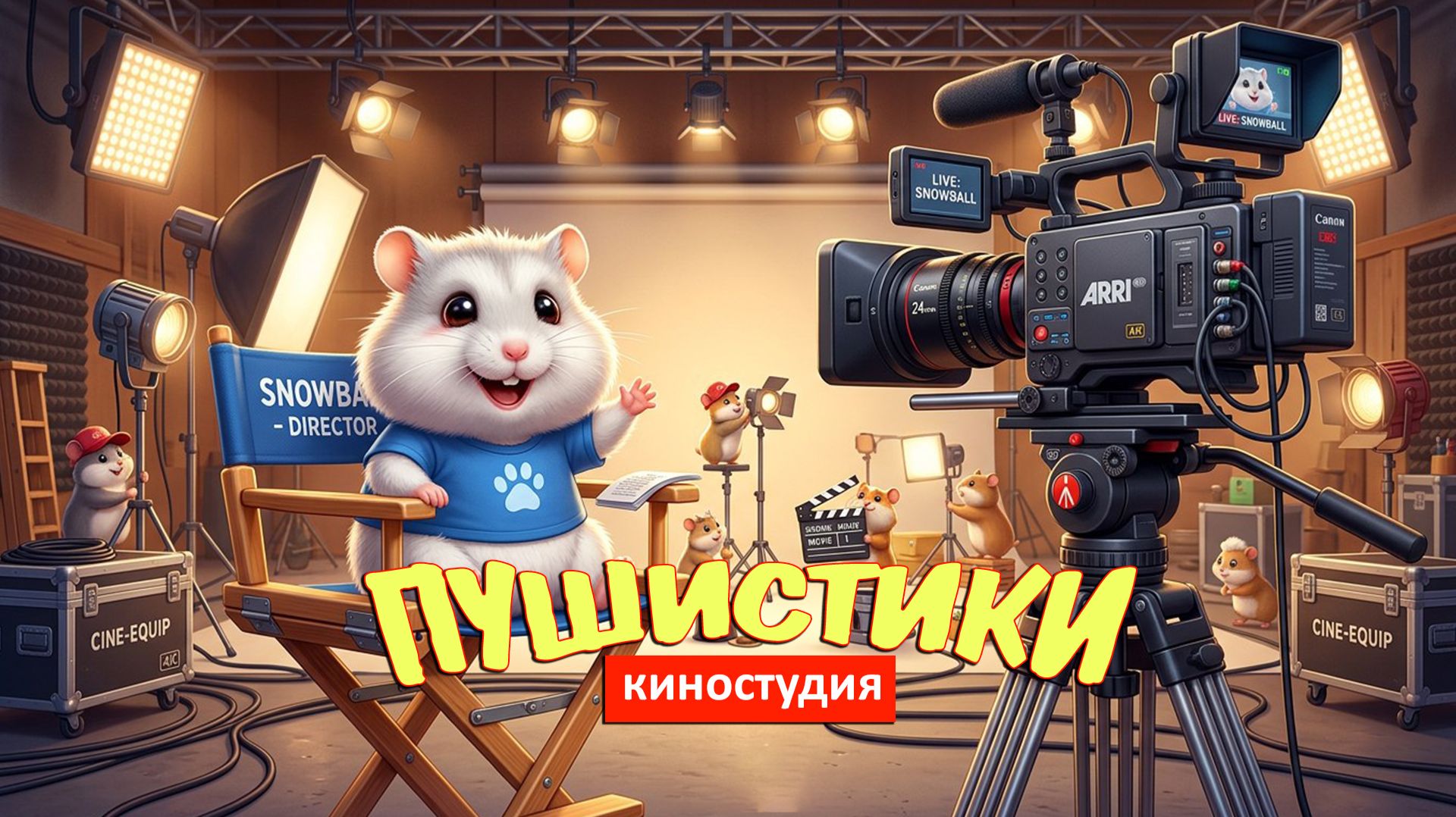 Как хомячки кино снимали