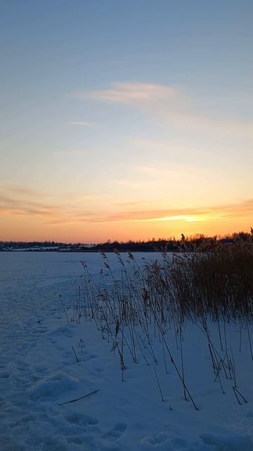 Первый весенний закат 2026 оз. Пениснарь