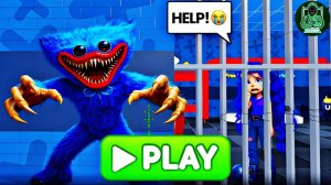 Страшный Поппи играет в побег из тюрьмы! Игровой процесс в Обби #roblox #scaryobby