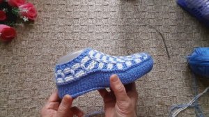 Следки-тапочки теплые и очень удобные. // МК //