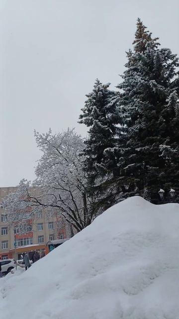 Весна в городе А #россия #весна #снег