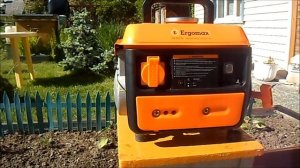 Купил себе бензиновый электрогенератор для дачи, дома и рыбалки.Эргомаш га 950 с 2