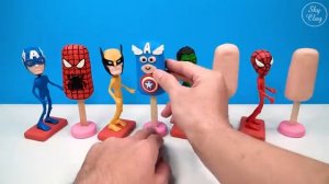 Мультик про супергероев из пластилина . Мультик для детей .