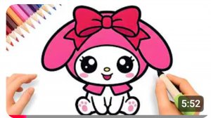 КАК ЛЕГКО НАРИСОВАТЬ ОЧАРОВАТЕЛЬНУЮ МАЙ МЕЛОДИ В СТИЛЕ КАВАЙИ 🎀