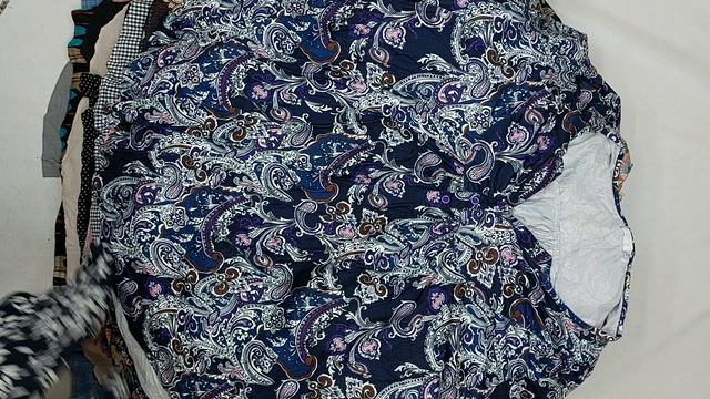 Микс женский большие размеры (в основном блузки) секонд оптом 12 пак