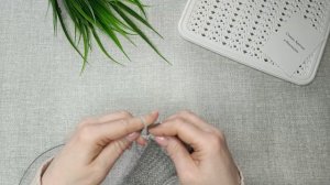 Вяжем шарфик по прямой