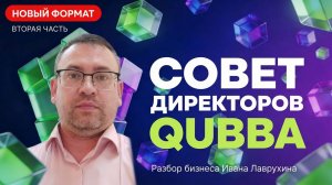 Совет директоров Qubba. Герой Иван Лаврухин вторая серия