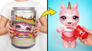 Распаковываем потрясающую ламу Poopsie Surprise | Самодельный слайм