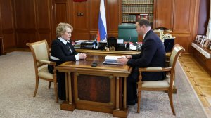 Председатель Совета Федерации провела встречу с губернатором Омской области