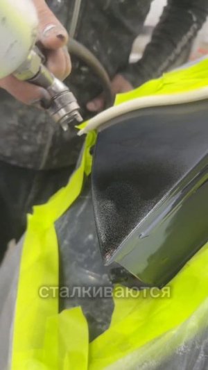 Локальный скол, на углу крыла! #кузовнойремонт #детейлинг #покраска