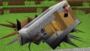 МОЙ ДОМ УПАЛ В ЯМУ В МАЙНКРАФТ Компот Minecraft