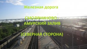 Железная дорога Партизанск - Фридман - Смоляниново (вид из окна поезда, северная сторона) (ДВЖД)