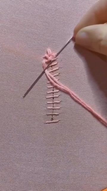 Ручной декоративный шов