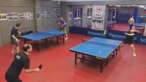 отбор Рыбкин Р. (554) - Мухин Д. (446) 03.03 настольный теннис Малиновый 400+ турнир СПб