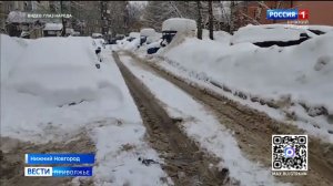 Уборка снега на Ковалихинской, 30: администрация района взяла ситуацию под контроль