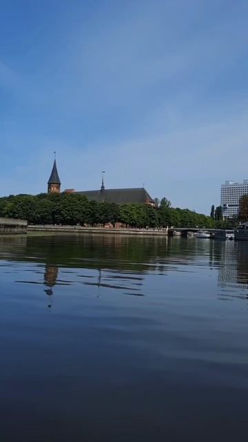 Калининград с водных просторов.