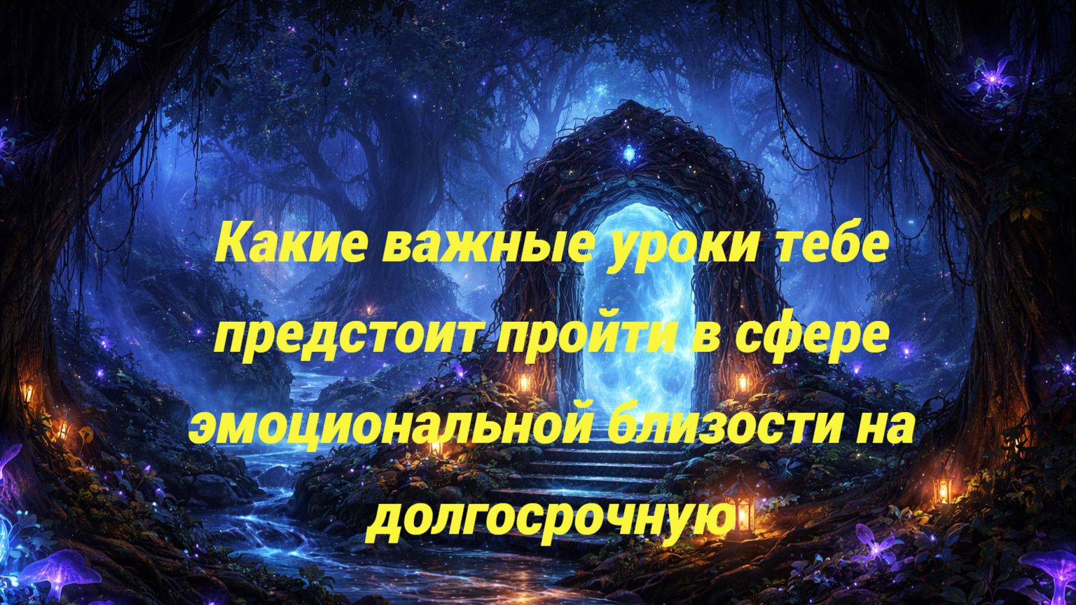 Какие важные уроки тебе предстоит пройти в сфере эмоциональной близости на долгосрочную