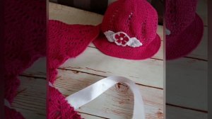 🌸Готов комплект для Анастасии 🌸Отправится в Москву. 🌸Платье и панамочка 🌸Ручная работа 🌸