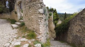 🚶 SmartTV 4К ➤ 🌺 Расслабляющая прогулка по красивой средневековой деревне - Боннье, Франция! 🌺