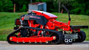 Многофункциональная газонокосилка Робот из Китая с пультом ДУ и гибридным мотором