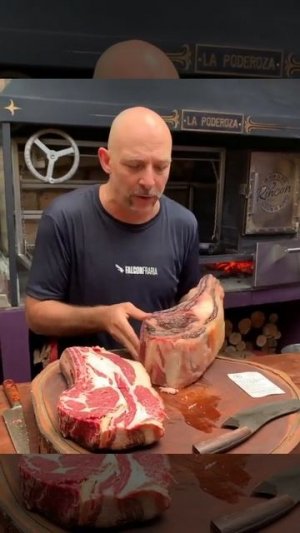 Разделка мяса. стейк 38 дней выдержки.  🥩