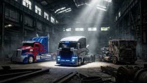 Трансформеры Фильм 4. AOE, Гальватрона, Рыцаря-уклониста, Оптимуса Прайма, грузовик, робот-игрушка