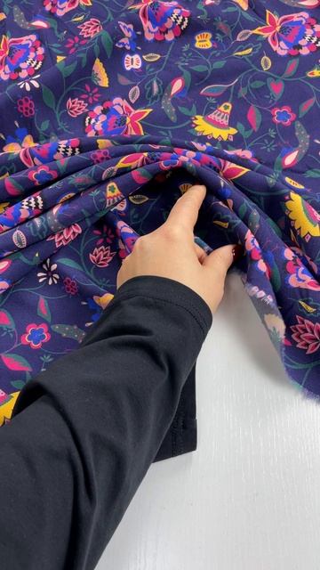 Ткань вискоза креп отрез 2,1м V0593