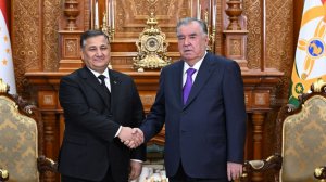 Эмомали Рахмон провел встречу с вице-премьером Туркменистана