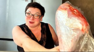 Купила  огромную ногу ИНДЕЙКИ и ВЫМЯ, вместо колбасы буду есть/Мукбанг Гречка с ТУШЕНОЙ ПЕЧОНОЧКОЙ😋