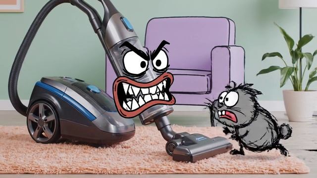 🧹👿✍️ Пылесос Пылыч сегодня не в духе!