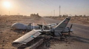 ❗️Еще один уничтоженный американский разведывательно-ударный БПЛА MQ-9 Reaper. Упал в Ираке.