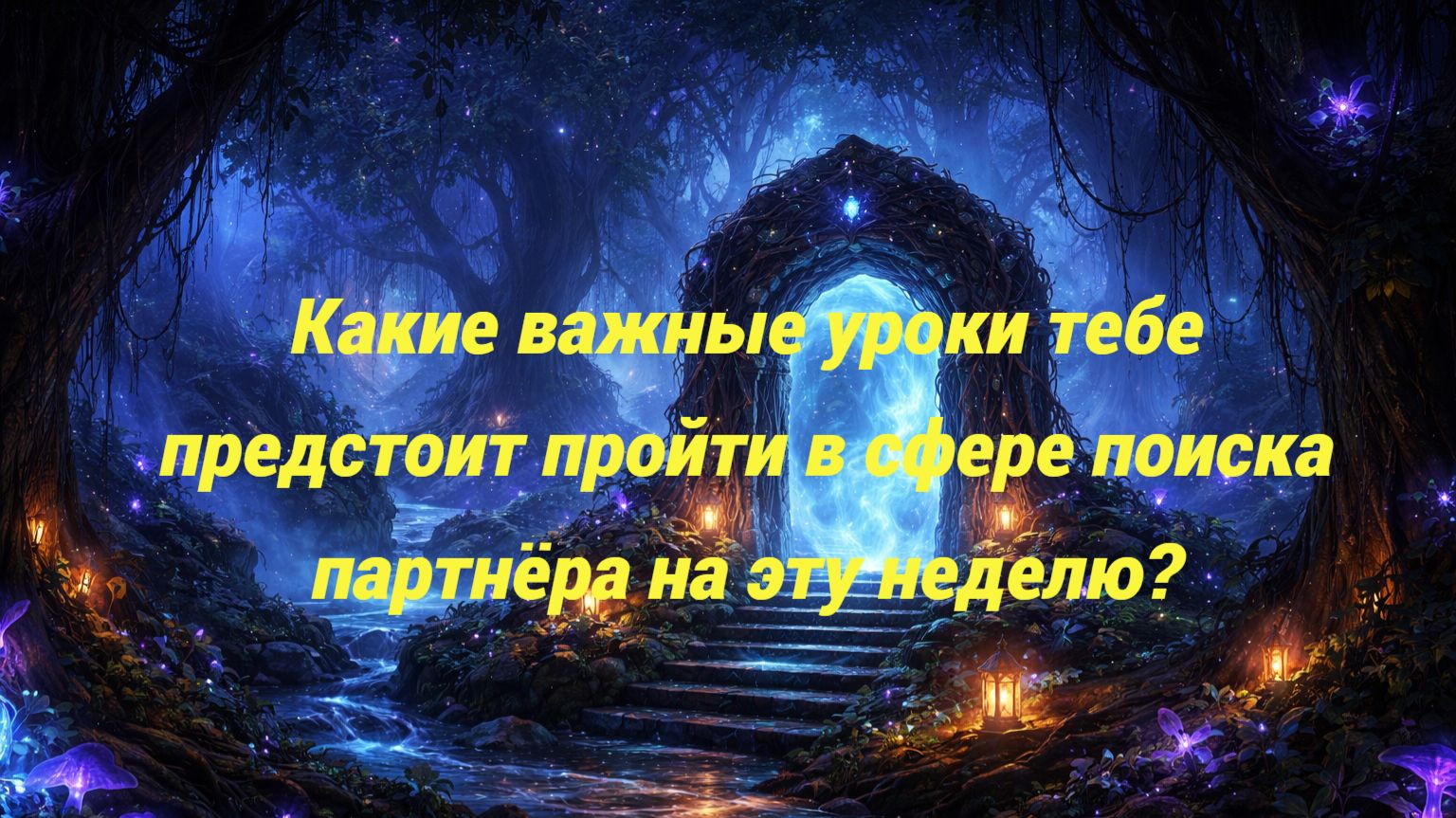 Какие важные уроки тебе предстоит пройти в сфере поиска партнёра на эту неделю?