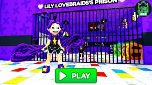 Лили Косички Бежит из тюрьмы Барри! Игровой процесс в Obby #scaryobby #roblox