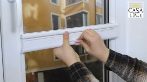 CASA de LUCE жалюзи плиссе каркасные инструкция по установке