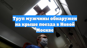 Труп мужчины обнаружен на крыше поезда в Новой Москве