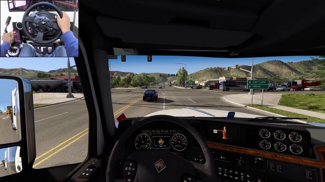 85 тонн шасси для грузовика 🚛 Негабаритный рейс в ATS на Thrustmaster T300RS 🔥