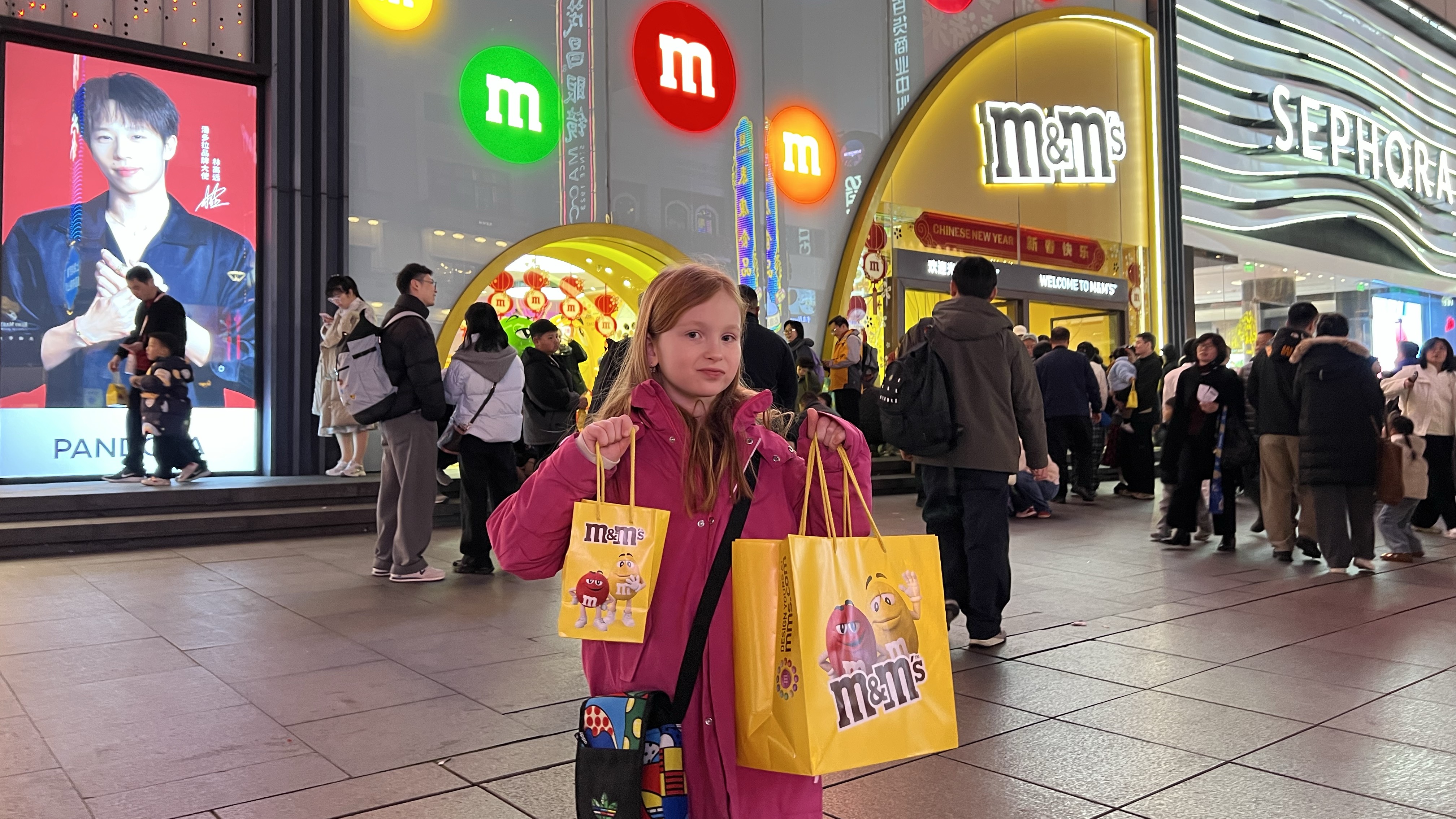 Обзор магазина M&M’s в Шанхае / февраль 2026 /что посмотреть в Шанхае